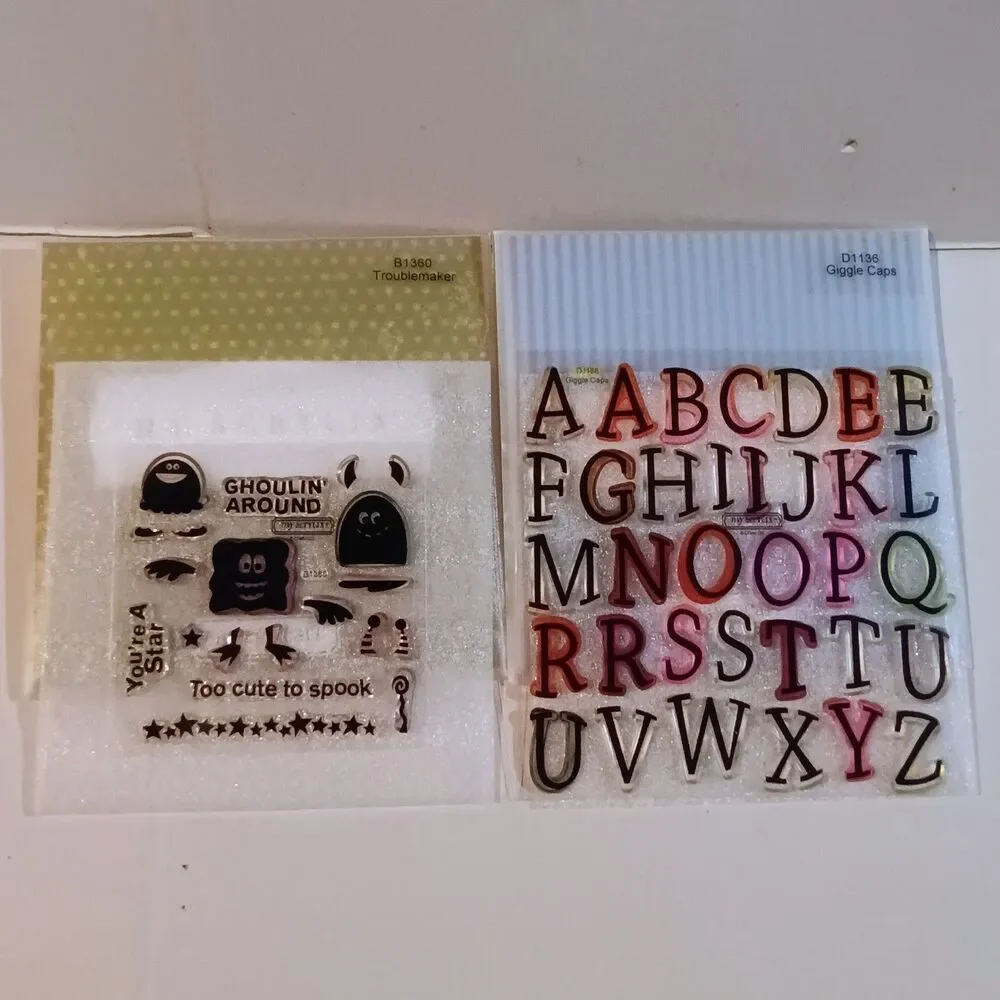 Close to My Heart My Acrylix Clear Stamp Sets-Lot Of 7-Photopolymer-Retired